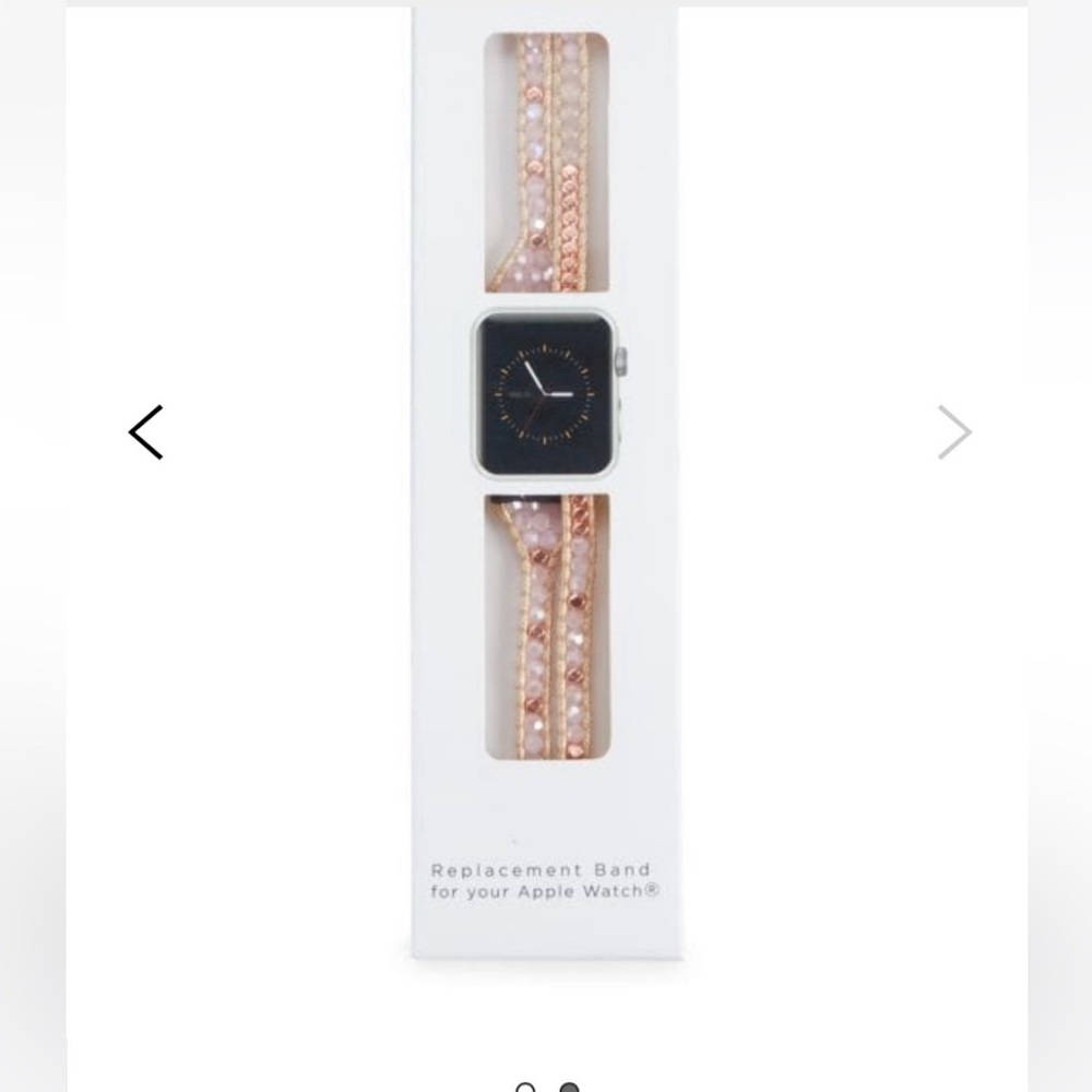 Posh tech  Women's Beaded Apple Watch Replacement Wrap
Band/42MM-44MM